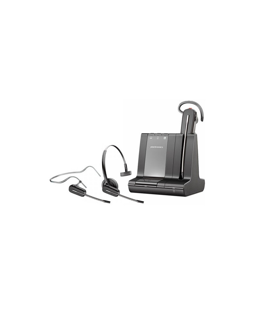 HP Poly/Plantronics Savi S8240 Office Convertible Wireless DECT Headset 210979-04 / 8D3H4AA