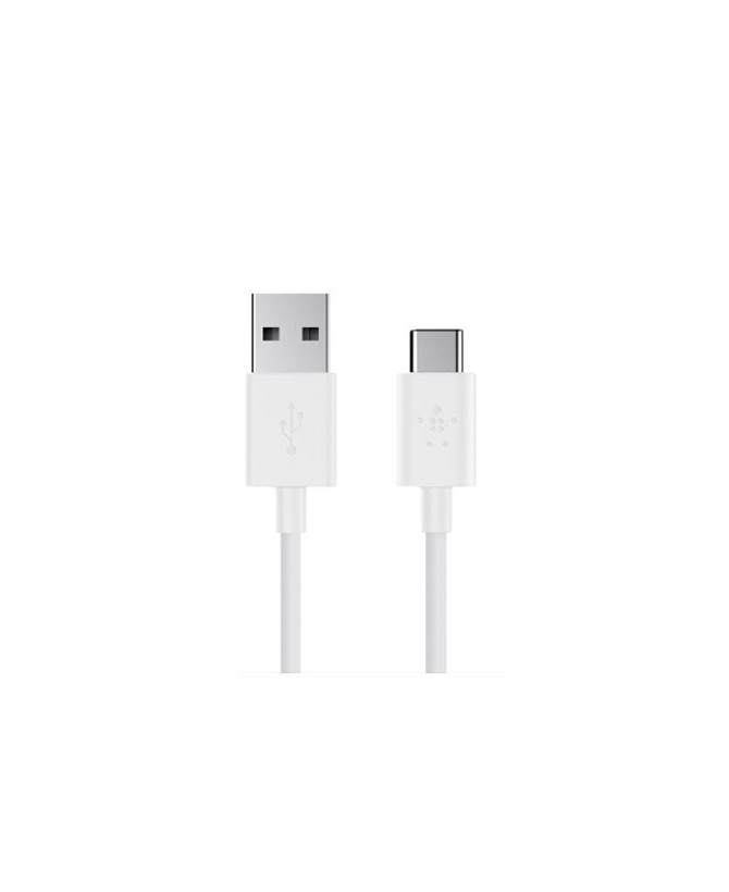 Buy Belkin 1M USB-A to USB-C Cable in White CAB001BT1MWH for Android and Windows Smartphones and Tablets