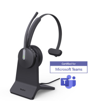 Yealink BH70 Teams USB-C/A Bluetooth Wireless Mono Headset with Stand and BT51C Dongle with USB-C to A Adapter BH70-M-MS-CA-CS