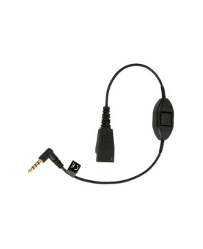 Buy Jabra 0.5M QD to 3.5mm Straight Cord w/ PTT 8800-00-103 for QD Headsets