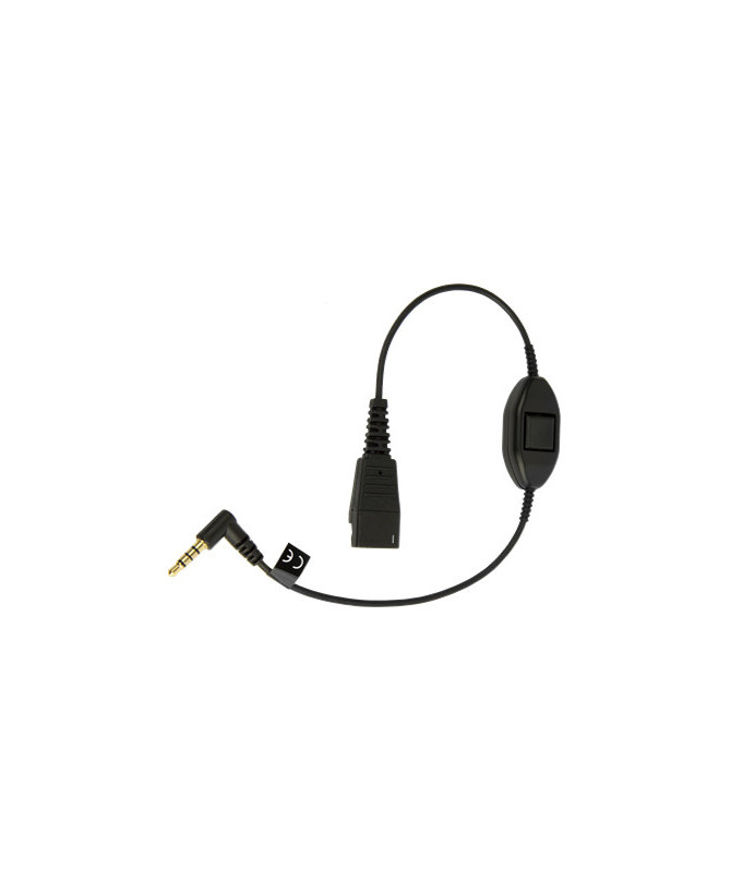 Buy Jabra 0.5M QD to 3.5mm Straight Cord w/ PTT 8800-00-103 for QD Headsets