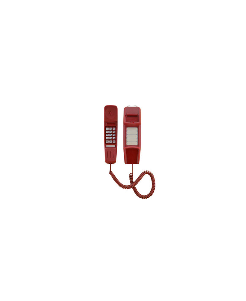 New Interquartz Enterprise IQ50R Slimline Analogue Phone in Red