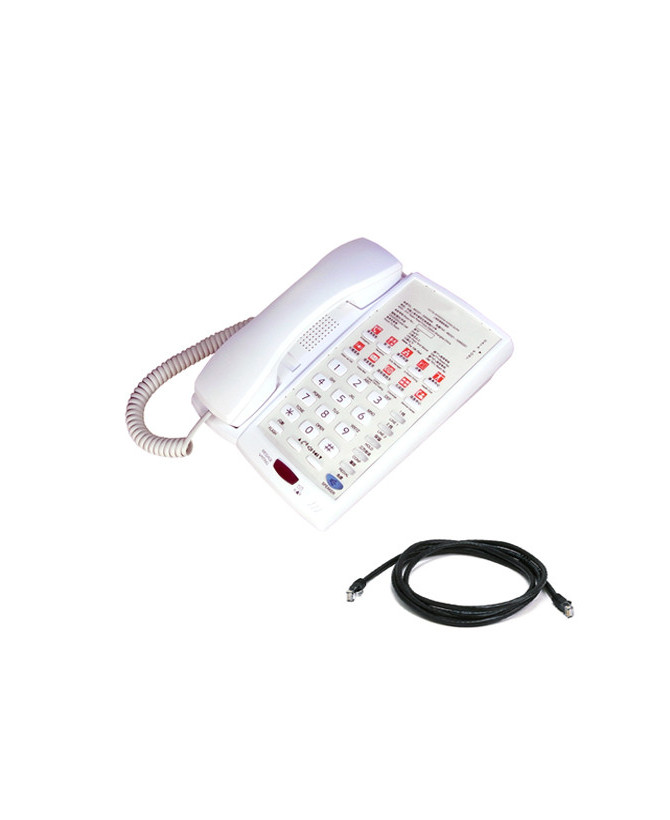 Escene Hotel IP Phone in White HS118V2W