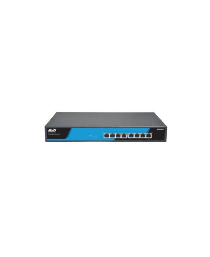 ALLOY AS2008-P 8 Port Unmanaged Fast Ethernet 802.3at PoE Switch