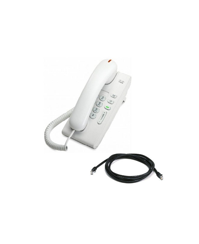 Cisco 6901 Standard Handset Unified IP Phone in White CP-6901-W-K9=