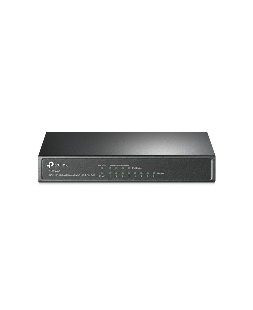 TP-Link TL-SF1008P 8-Port 10/100Mbps Desktop Switch with 4-Port PoE