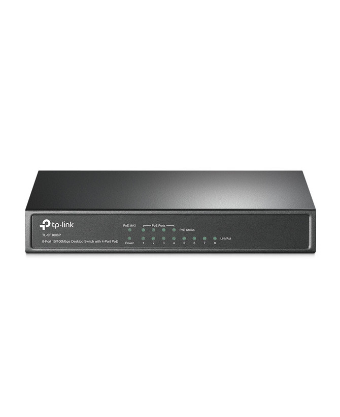 TP-Link TL-SF1008P 8-Port 10/100Mbps Desktop Switch with 4-Port PoE