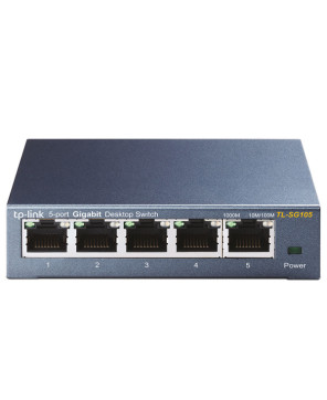 TP-Link TL-SG105 5 Port Unmanaged Gigabit Steel Casing Desktop Switch