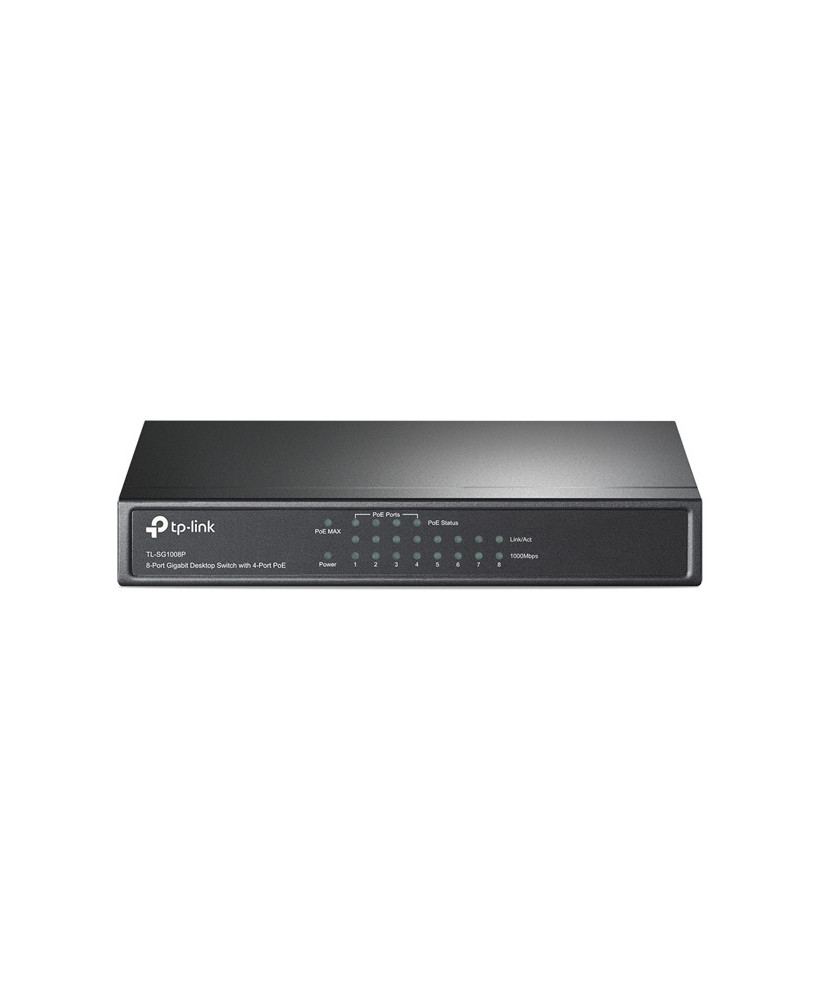 TP-Link TL-SG1008P 8-Port Gigabit Desktop Switch with 4-Port PoE