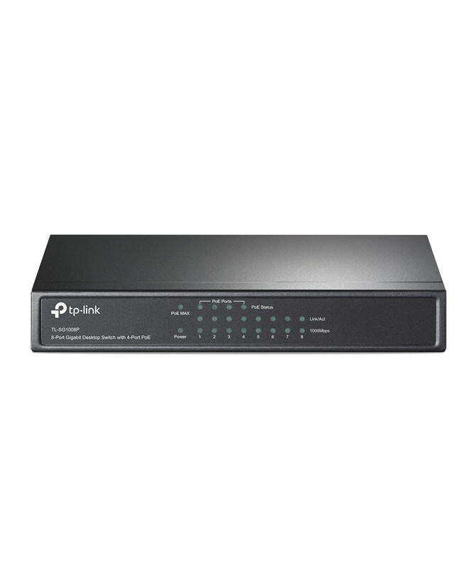 TP-Link TL-SG1008P 8-Port Gigabit Desktop Switch with 4-Port PoE