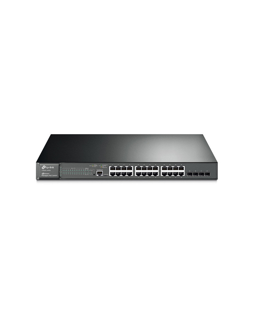 TP-Link TL-SG3424P JetStream 24-Port PoE+ L2 Managed Switch T2600G-28MPS