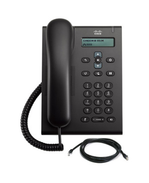 Cisco 3905 Unified SIP Phone Standard Handset in Charcoal CP-3905=