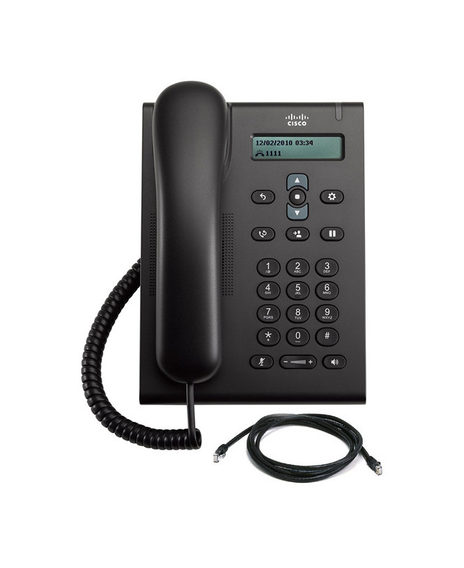 Cisco 3905 Unified SIP Phone Standard Handset in Charcoal CP-3905=