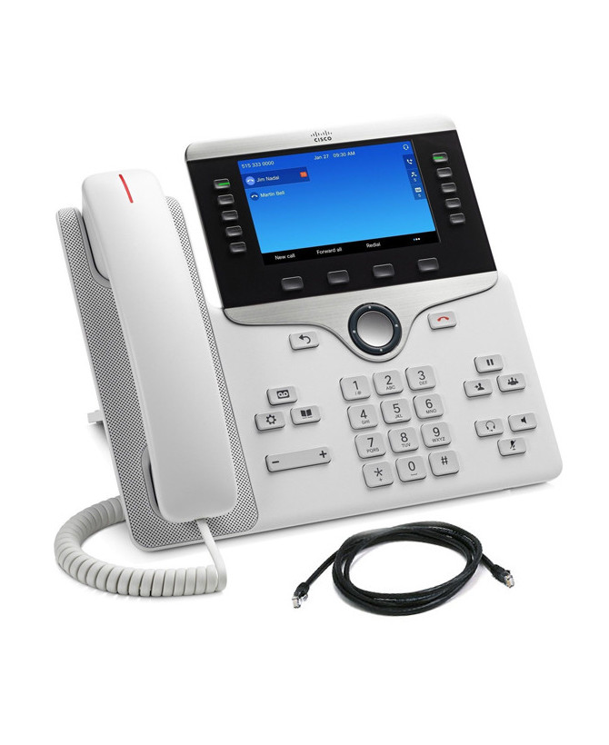 Cisco 8841 Unified IP Phone in White CP-8841-W-K9=