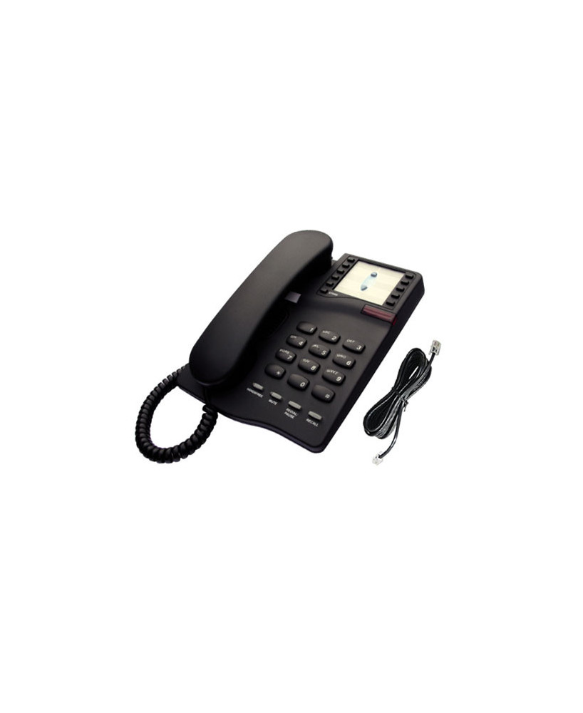 Interquartz IQ332B Analogue Telephone in Black