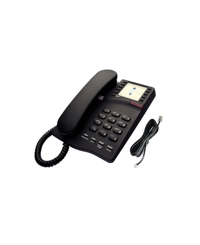 Interquartz IQ332B Analogue Telephone in Black