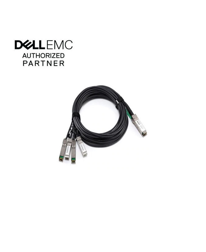 Dell 470-AAVT 0.5m 40GbE (QSFP+) to 4x10GbE SFP+ Optical Transceiver for Dell EMC Networking Series Switches