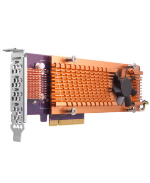 QNAP Dual M.2 22110/2280 PCIe SSD Expansion Card QM2-2P-244A