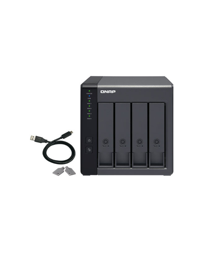 QNAP TR-004, 4 Bay DAS (NO DISK) Hardware Raid Expansion Enclosure