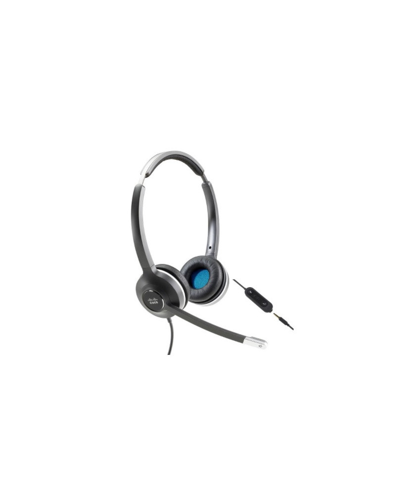 Buy Cisco 522 Wired Stereo Headset with 3.5mm USB Headset Adapter CP-HS-W-522-USB=