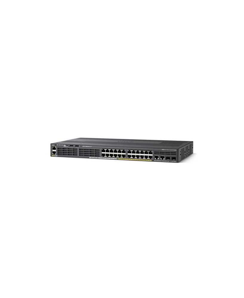 Cisco Catalyst 2960-X 24 GigE PoE 110W, 2xSFP + 2x1GBT, LAN Base WS-C2960X-24PSQ-L