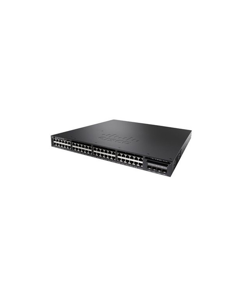 Cisco Catalyst 3650 48 Port Full PoE 2x10G Uplink IP Base Switch 