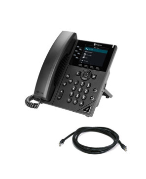 HP Polycom VVX 350 Business IP Phone 2200-48830-025 / 89B68AA