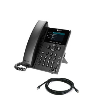 HP Poly/Polycom VVX 250 4-Line PoE-enabled IP Desk Phone 89B62AA