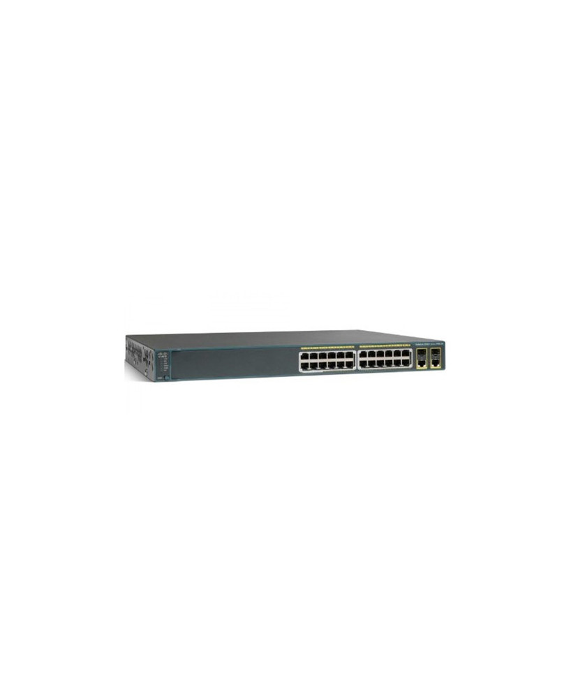 Buy Cisco Catalyst 2960 Plus 24 10/100 (8 PoE) + 2 T/SFP LAN Base Switch WS-C2960+24LC-L