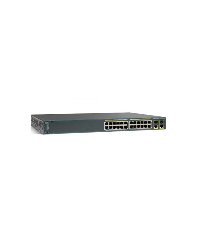 Buy Cisco Catalyst 2960 Plus 24 10/100 (8 PoE) + 2 T/SFP LAN Base Switch WS-C2960+24LC-L