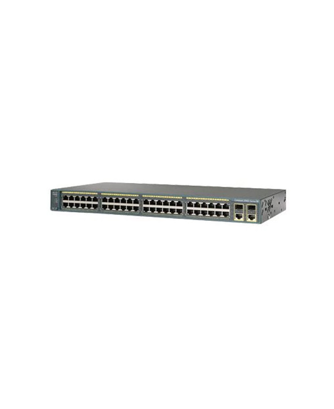 Buy Cisco Catalyst 2960 Plus 48 10/100 + 2 T/SFP LAN Base Switch WS-C2960+48TC-L