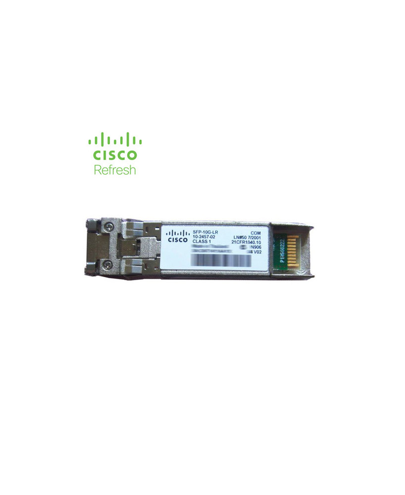 Cisco - SFP+ transceiver module - 10 GigE - 10GBase-LR - LC/PC single-mode SFP-10G-LR-RF