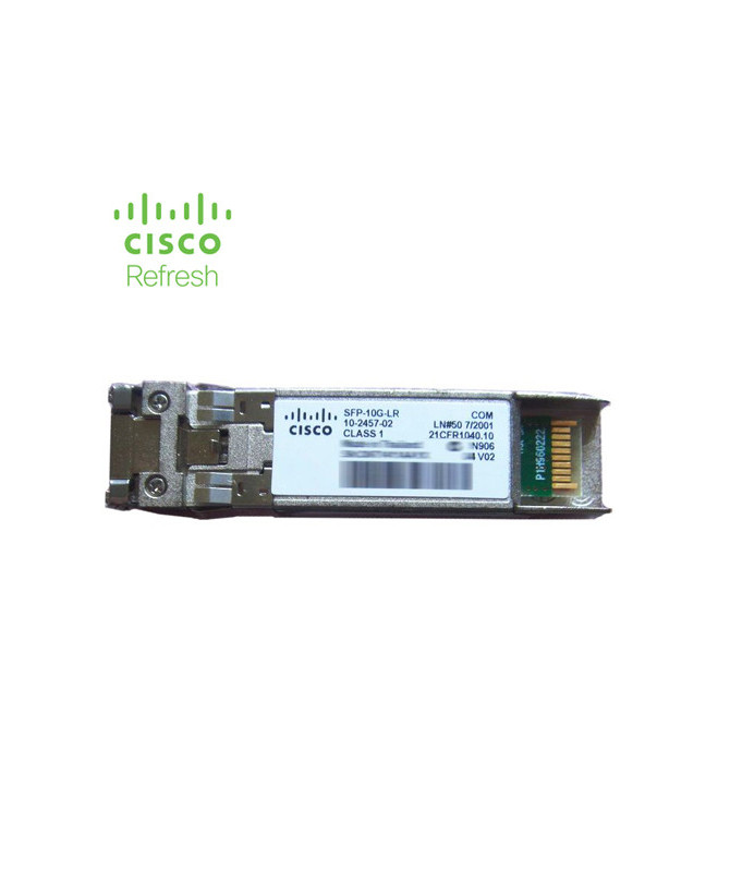 Cisco - SFP+ transceiver module - 10 GigE - 10GBase-LR - LC/PC single-mode SFP-10G-LR-RF