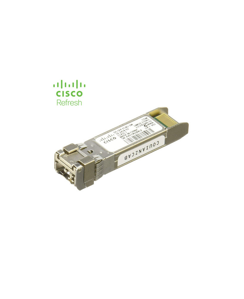 Cisco - SFP+ transceiver module - 8Gb Fibre Channel (SW) - fibre optic - LC multi-mode DS-SFP-FC8G-SW-RF