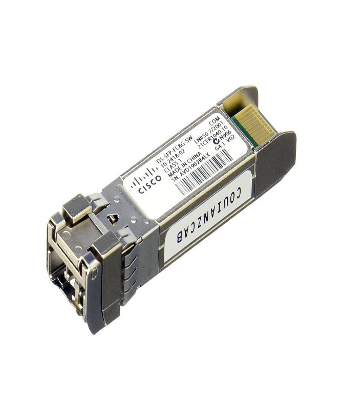 Cisco DS-SFP-FC8G-SW= 8 Gbps Fibre Channel SW SFP+ LC Spare Transceiver