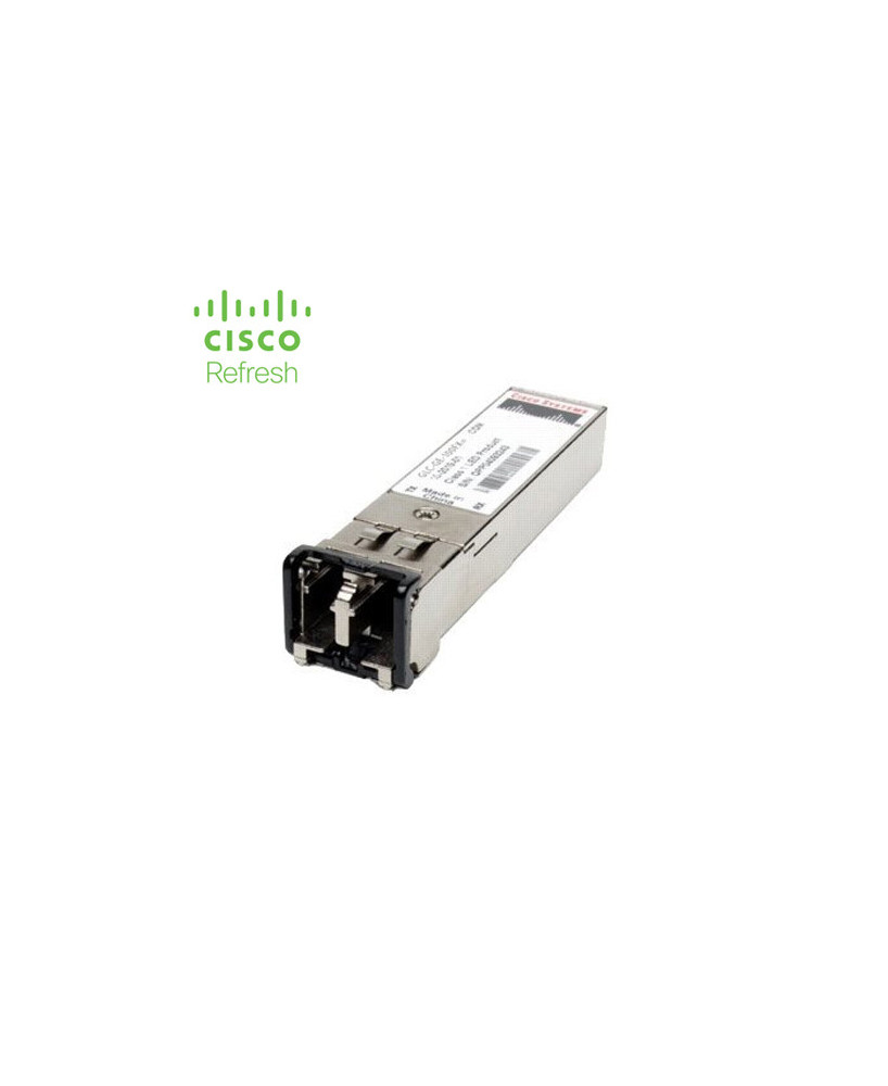 Cisco - SFP (mini-GBIC) transceiver module - 100Mb LAN - 100Base-FX - LC multi-mode GLC-GE-100FX-RF