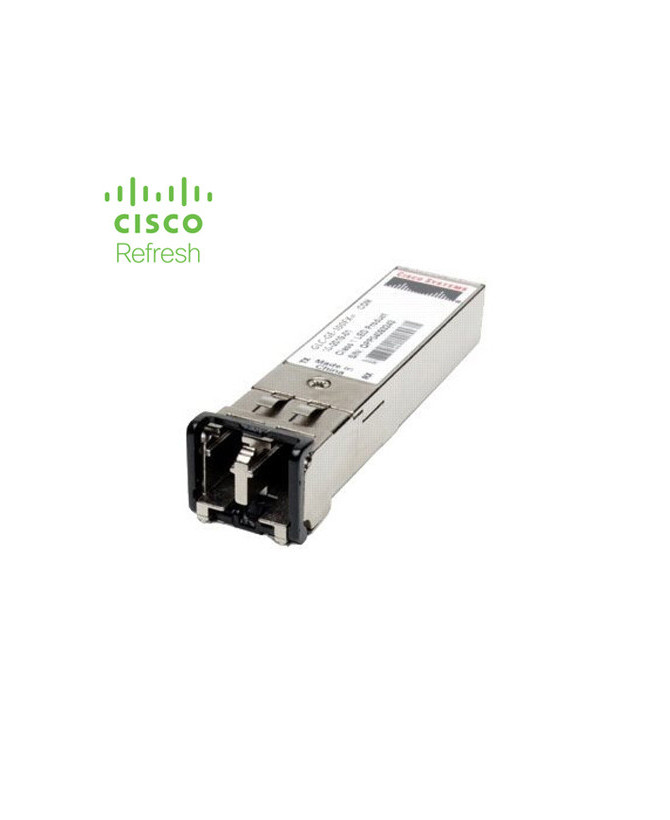 Cisco - SFP (mini-GBIC) transceiver module - 100Mb LAN - 100Base-FX - LC multi-mode GLC-GE-100FX-RF