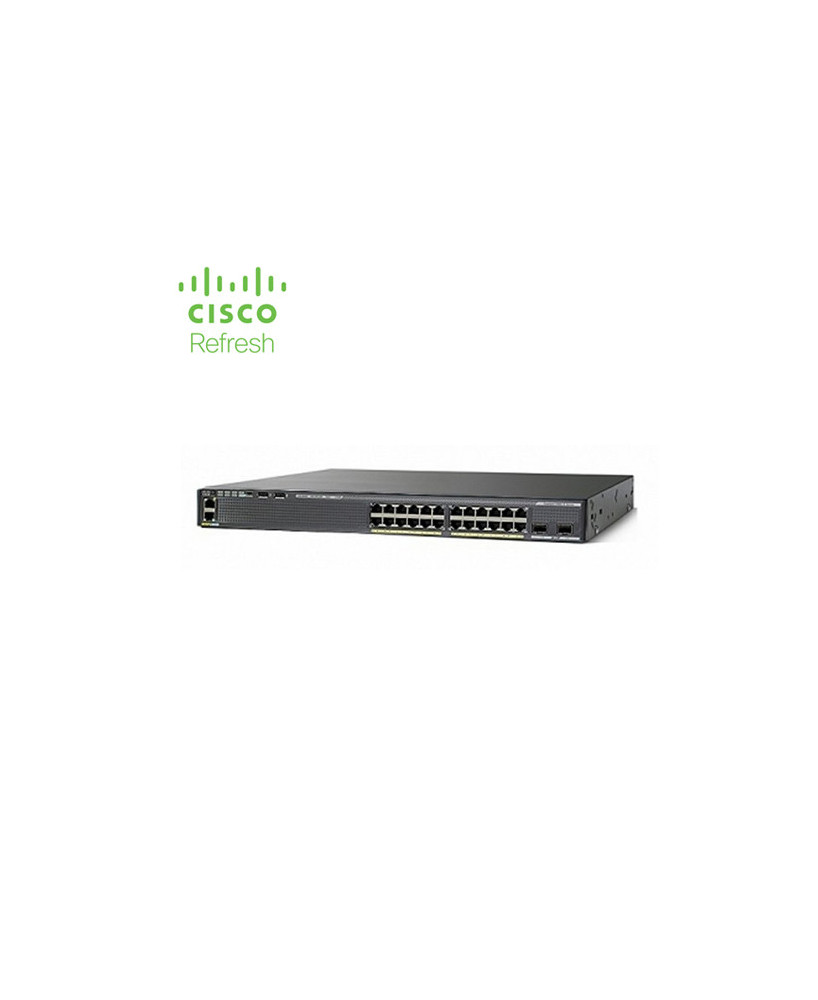 Cisco Catalyst WS-C2960XR24TSI-RF 24-Port Gigabit Ethernet Switch