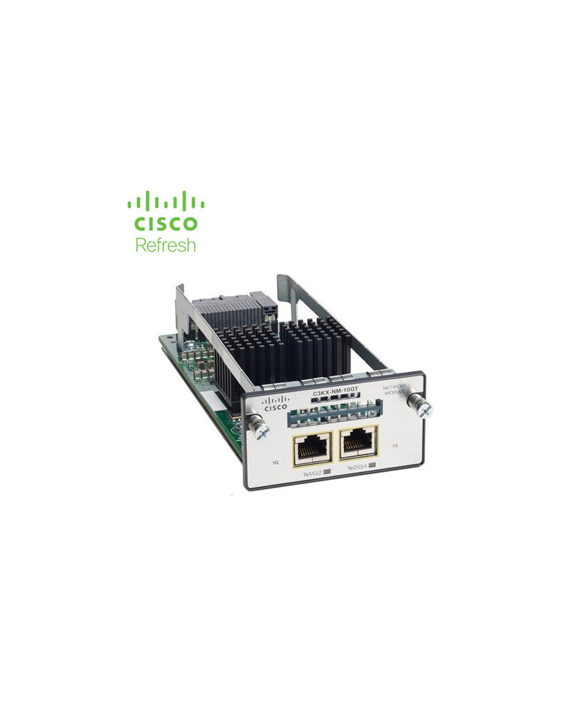 Cisco - Expansion module - 10 GigE - 2 ports + 4 x shared SFP C3850-NM-2-10G-RF