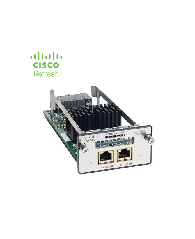 Cisco - Expansion module - 10 GigE - 2 ports + 4 x shared SFP C3850-NM-2-10G-RF