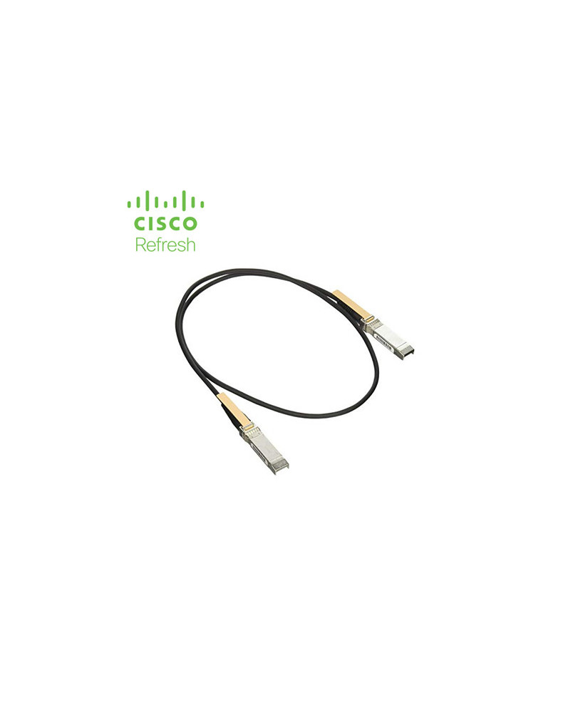 Cisco SFP+ Copper Twinax Cable - Direct attach cable - SFP+ to SFP+ - 1 m - twinaxial SFP-H10GB-CU1M-RF