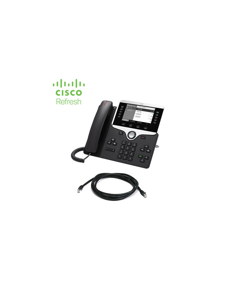 Cisco 8811 IP Phone in Black with Multiplatform Phone Firmware CP-8811-3PCC-K9-RF