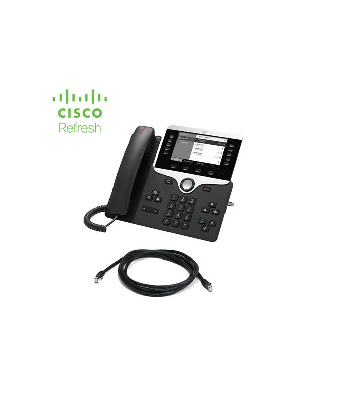 Cisco 8811 IP Phone in Black with Multiplatform Phone Firmware CP-8811-3PCC-K9-RF