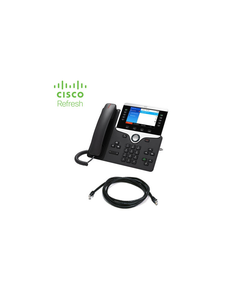 Cisco 8851 IP Phone with Multiplatform Phone Firmware in Black CP-8851-3PCC-K9-RF