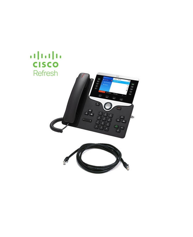 Cisco 8851 IP Phone with Multiplatform Phone Firmware in Black CP-8851-3PCC-K9-RF