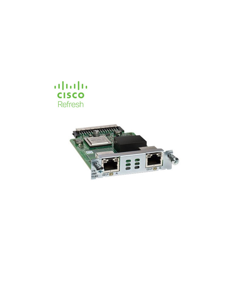 Cisco 2-Port 3rd Gen Multiflex Trunk Voice/WAN Int. Card - T1/E1 VWIC3-2MFT-T1E1-RF