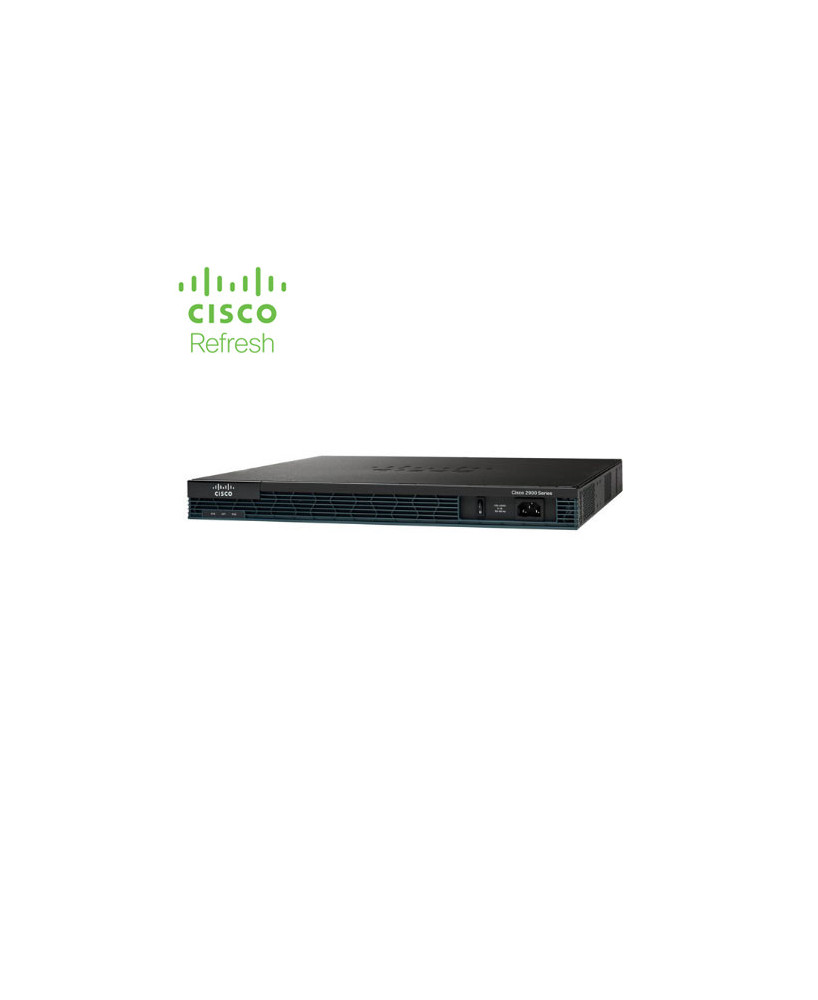 Cisco 2901 2-Port Wired Router with 2 GE/4 EHWIC CISCO2901/K9-RF