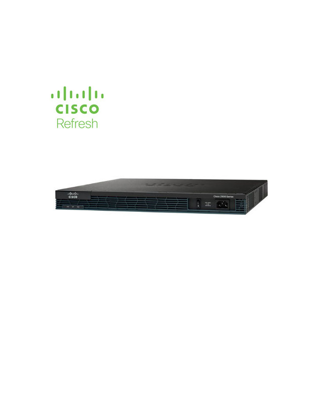 Cisco 2901 2-Port Wired Router with 2 GE/4 EHWIC CISCO2901/K9-RF