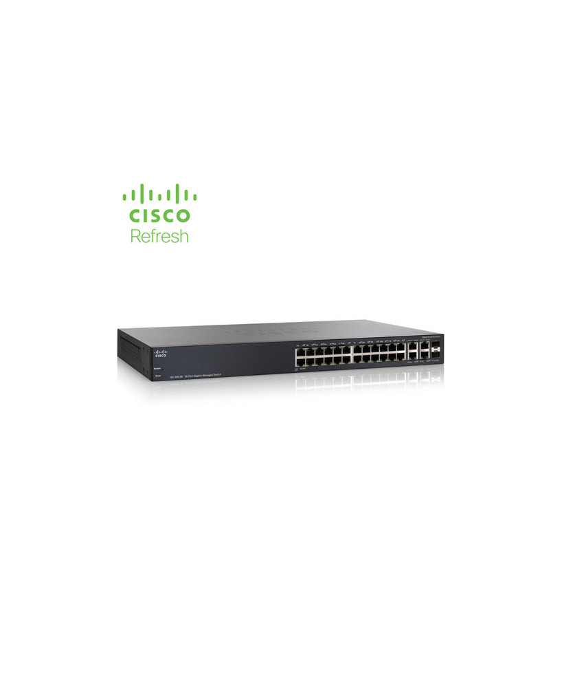 Cisco SG300-28 28-Port Gigabit Managed Switch SRW2024-K9-EU-RF