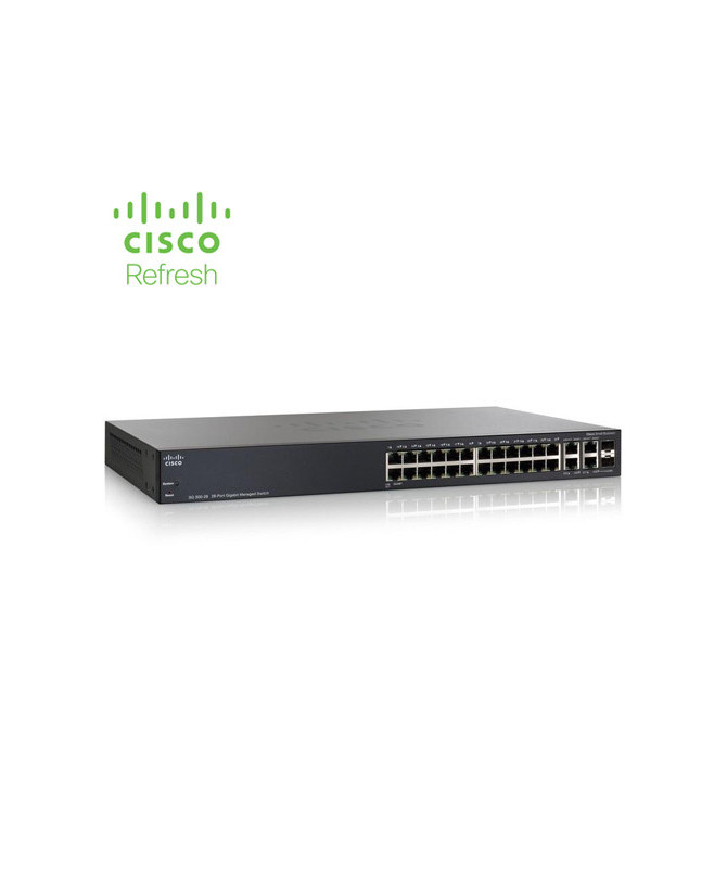 Cisco SG300-28 28-Port Gigabit Managed Switch SRW2024-K9-EU-RF